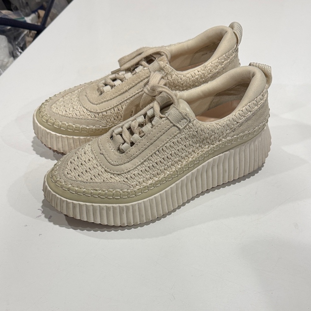 Dolce Vita Cream Platform Sneakers